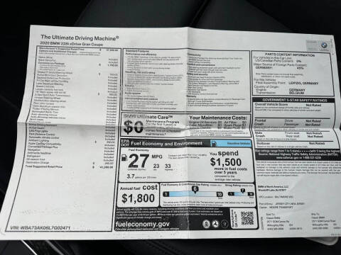 2020 BMW 2 Series 228i xDrive Gran Coupe