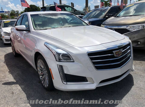 2015 Cadillac CTS for sale at AUTO CLUB OF MIAMI, INC in Miami FL