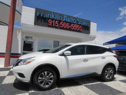 2017 Nissan Murano for sale at Franklin Auto Sales in El Paso TX