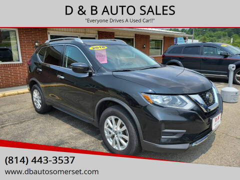 2018 Nissan Rogue for sale at D & B AUTO SALES in Somerset PA