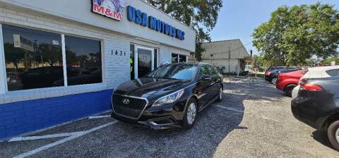 2016 Hyundai Sonata Hybrid for sale at M & M USA Motors INC in Kissimmee FL