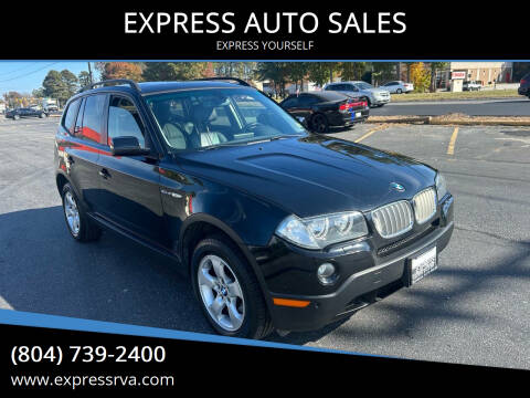 2008 BMW X3 for sale at EXPRESS AUTO SALES in Midlothian VA