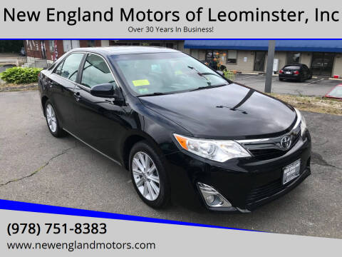 2013 Toyota Camry for sale at New England Motors of Leominster, Inc in Leominster MA