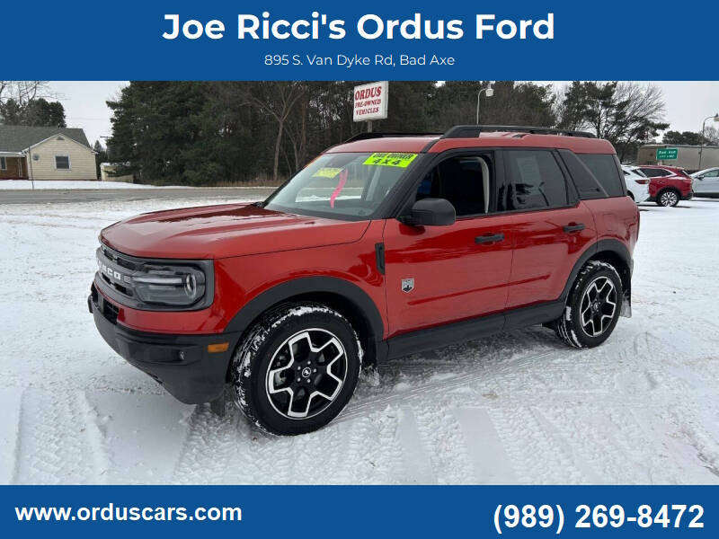 2022 Ford Bronco Sport for sale at Joe Ricci's Ordus Ford in Bad Axe MI