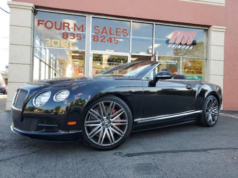 2015 Bentley Continental for sale at FOUR M SALES in Buffalo NY