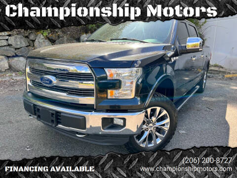 2015 Ford F-150 for sale at Championship Motors in Redmond WA