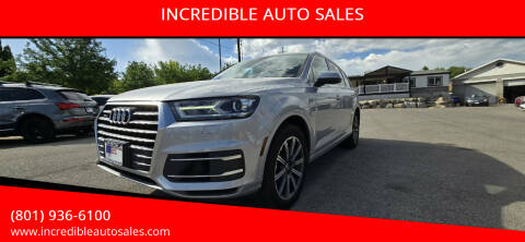 2017 Audi Q7 for sale at INCREDIBLE AUTO SALES in Bountiful UT