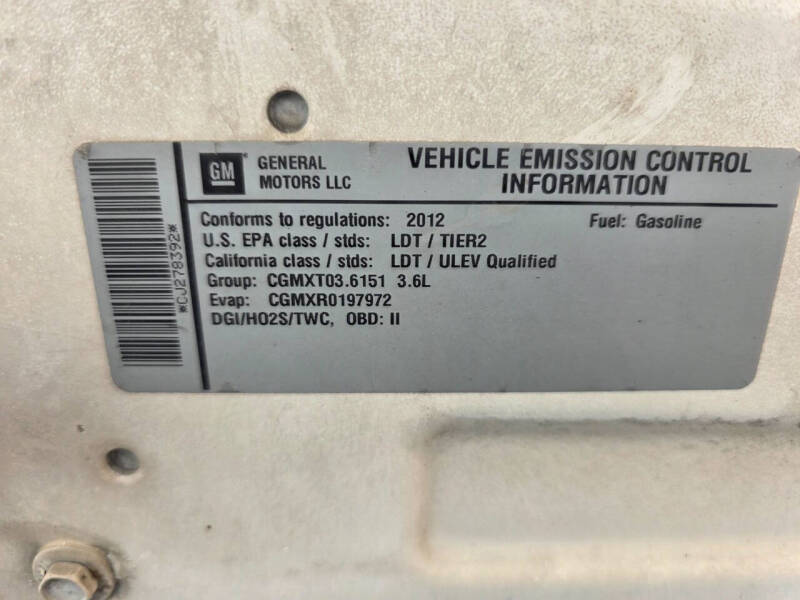 2012 Chevrolet Traverse LT