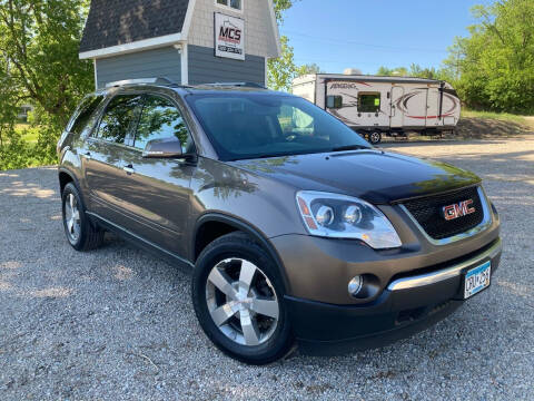 2011 GMC Acadia for sale at MINNESOTA CAR SALES in Starbuck MN