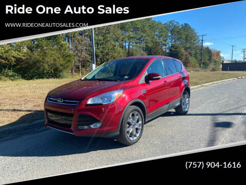 2013 Ford Escape for sale at Ride One Auto Sales in Norfolk VA