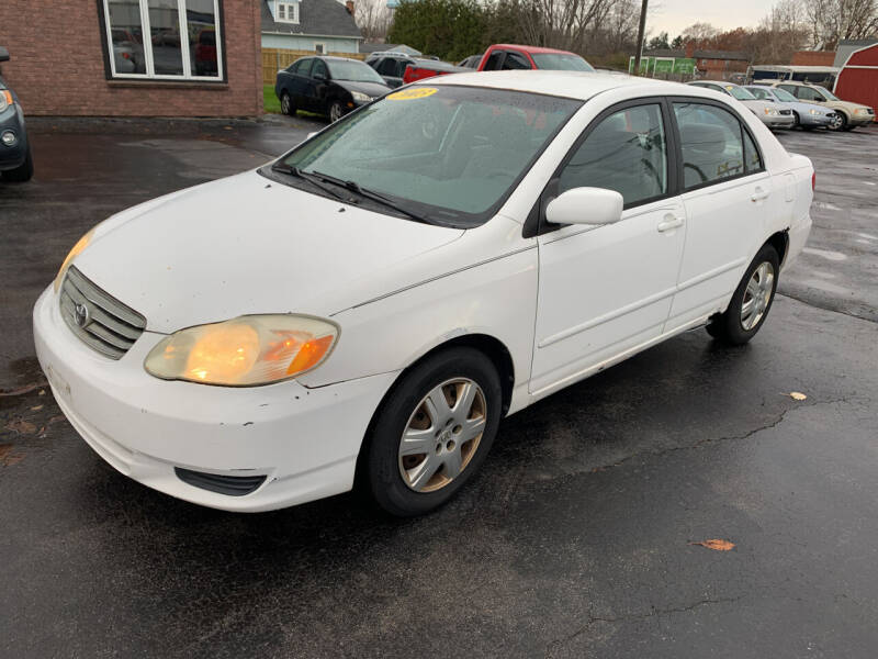 2003 Toyota Corolla for sale at L.A. Automotive Sales in Lackawanna NY