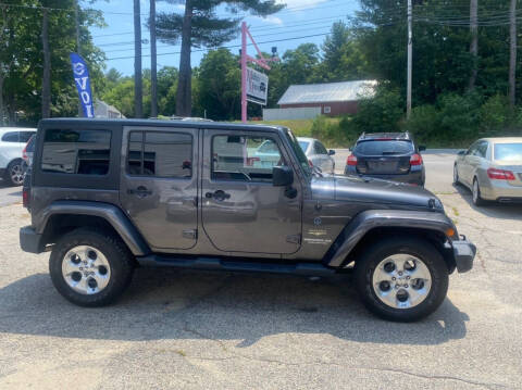 2014 Jeep Wrangler Unlimited for sale at Madbury Motors in Madbury NH