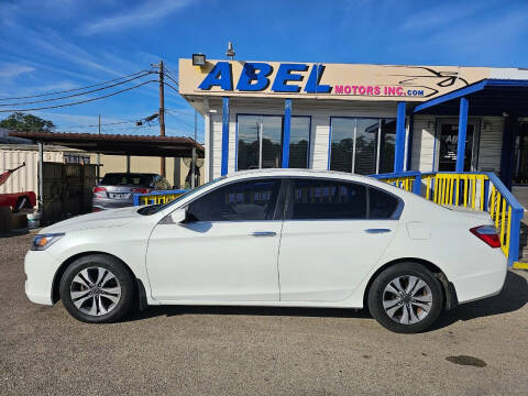 2015 Honda Accord for sale at Abel Motors, Inc. in Conroe TX