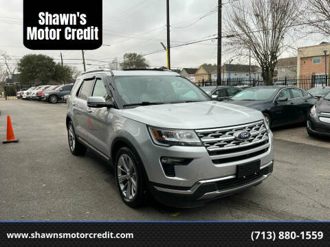 2018 Ford Explorer for sale at Shawn's Motor Credit in Houston TX