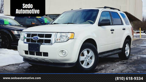 2012 Ford Escape for sale at Sedo Automotive in Davison MI