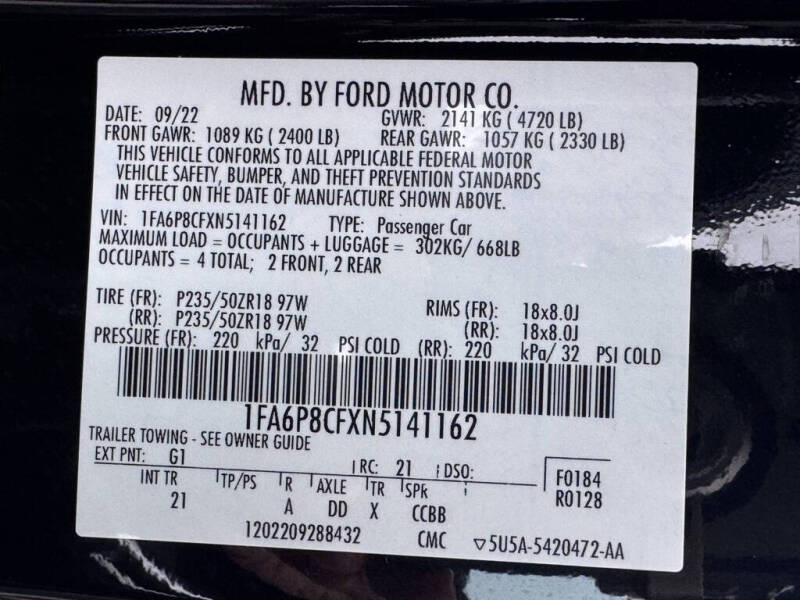 2022 Ford Mustang GT