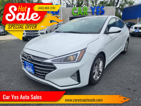 2019 Hyundai Elantra for sale at Car Yes Auto Sales in Baltimore MD
