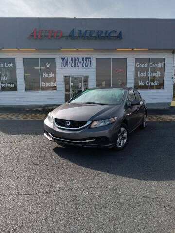 2015 Honda Civic for sale at Auto America - Monroe in Monroe NC