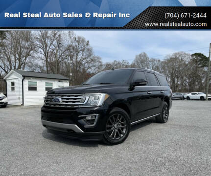 2020 Ford Expedition for sale at Real Steal Auto Sales & Repair Inc in Gastonia NC