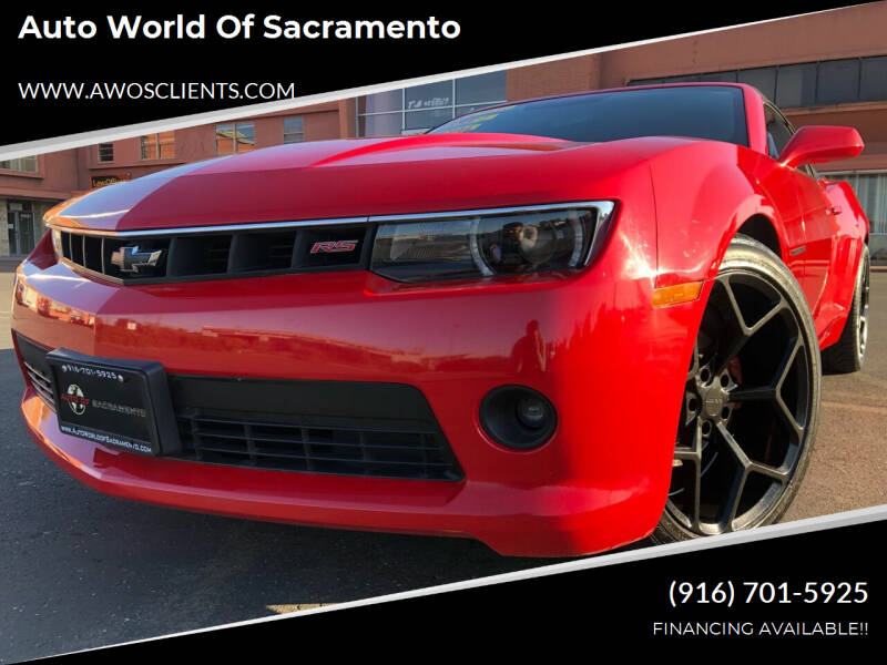 2015 Chevrolet Camaro for sale at Auto World of Sacramento in Sacramento CA