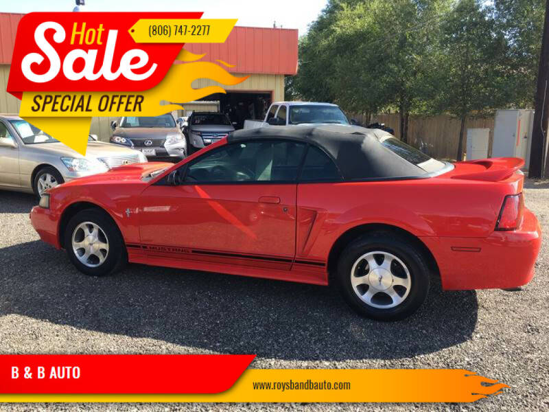2000 Ford Mustang for sale at B & B AUTO in Lubbock TX