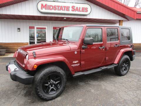 2008 Jeep Wrangler Unlimited for sale at Midstate Sales in Foley MN