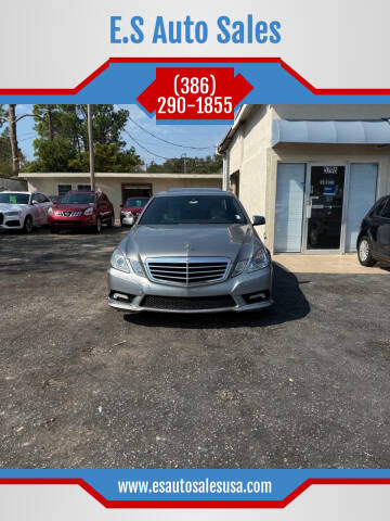 2011 Mercedes-Benz E-Class for sale at E.S Auto Sales in Port Orange FL