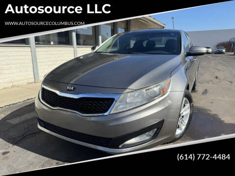 2013 Kia Optima for sale at Autosource LLC in Columbus OH
