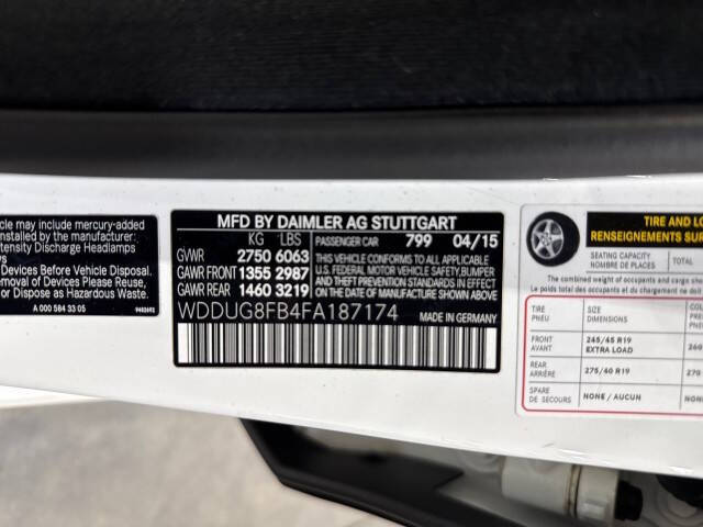 2015 Mercedes-Benz S-Class S 550 4MATIC