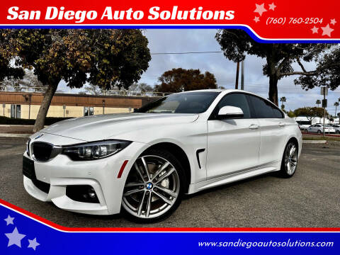 2018 BMW 4 Series for sale at San Diego Auto Solutions in Oceanside CA