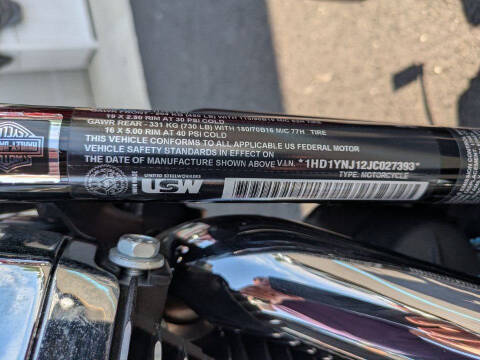 2018 Harley-Davidson SOFTAIL LOW RIDER