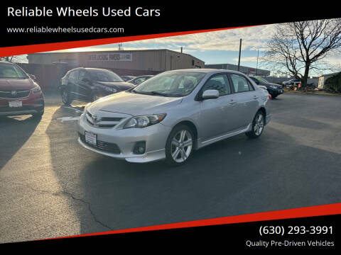 2013 Toyota Corolla for sale at Reliable Wheels Used Cars in West Chicago IL