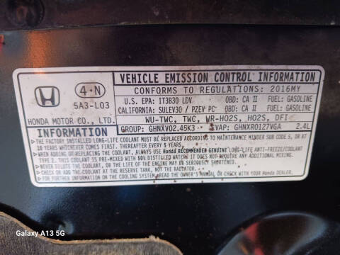 2016 Honda Accord Sport