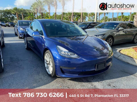 2020 Tesla Model 3 for sale at AUTOSHOW SALES & SERVICE in Plantation FL