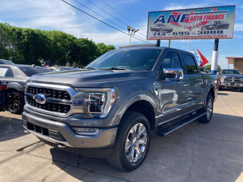 2021 Ford F-150 for sale at ANF AUTO FINANCE in Houston TX