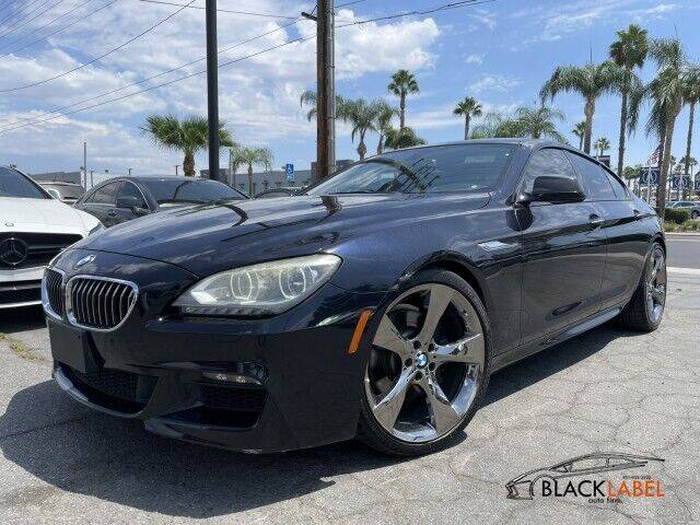 2015 BMW 6 Series for sale at BLACK LABEL AUTO FIRM in Riverside CA