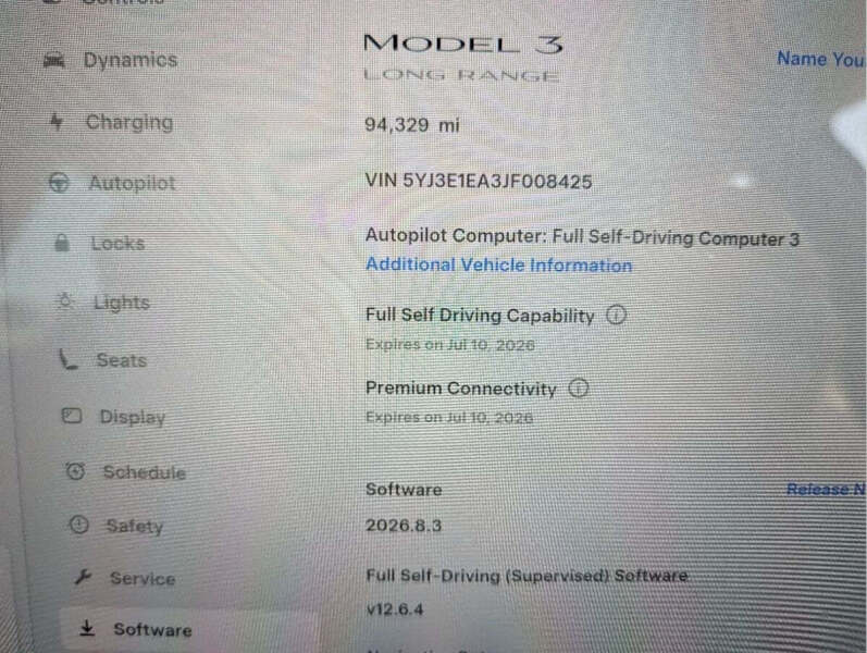 2018 Tesla Model 3