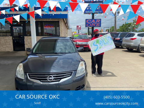 2012 Nissan Altima for sale at CAR SOURCE OKC in Oklahoma City OK