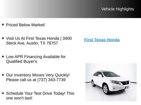 2011 Lexus RX 350