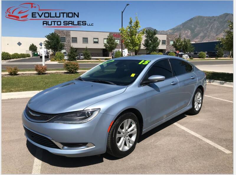 2015 Chrysler 200 for sale at Evolution Auto Sales LLC in Springville UT