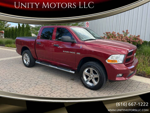 2012 RAM 1500 for sale at Unity Motors LLC in Hudsonville MI