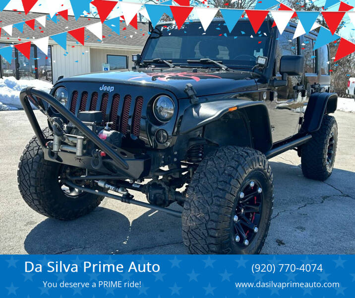 2015 Jeep Wrangler Unlimited for sale at Da Silva Prime Auto in Green Bay WI