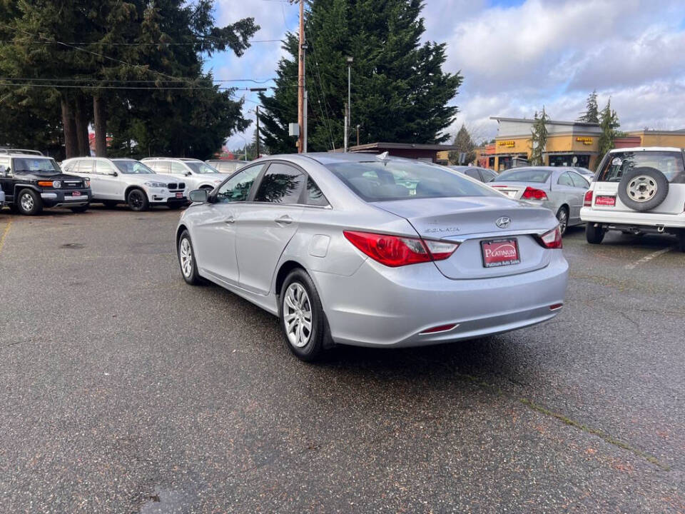 2012 Hyundai SONATA for sale at PLATINUM AUTO SALES INC in Lacey, WA