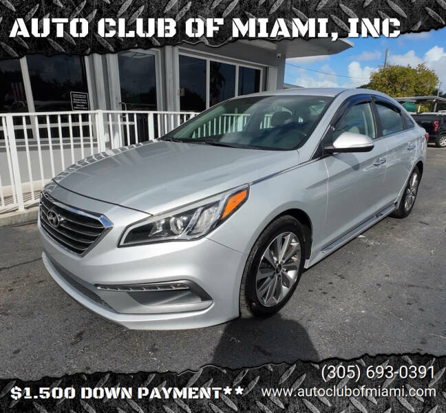 2016 Hyundai Sonata for sale at AUTO CLUB OF MIAMI, INC in Miami FL