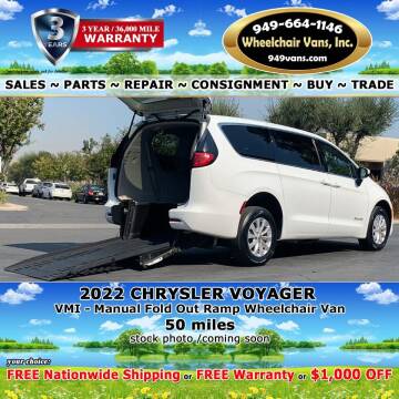 2022 Chrysler Voyager for sale at Wheelchair Vans Inc - New and Used in Laguna Hills CA