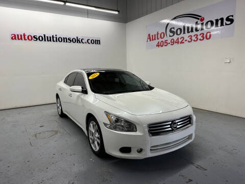 2013 Nissan Maxima for sale at Auto Solutions in Warr Acres OK