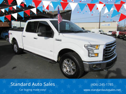 2016 Ford F-150 for sale at Standard Auto Sales in Billings MT