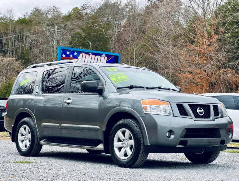 2015 Nissan Armada for sale at Union Motors in Seymour TN