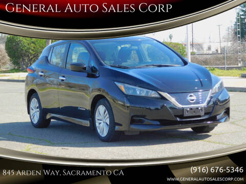 2019 Nissan LEAF for sale at General Auto Sales Corp in Sacramento CA