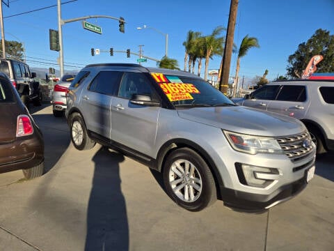 2017 Ford Explorer for sale at E and M Auto Sales in Bloomington CA